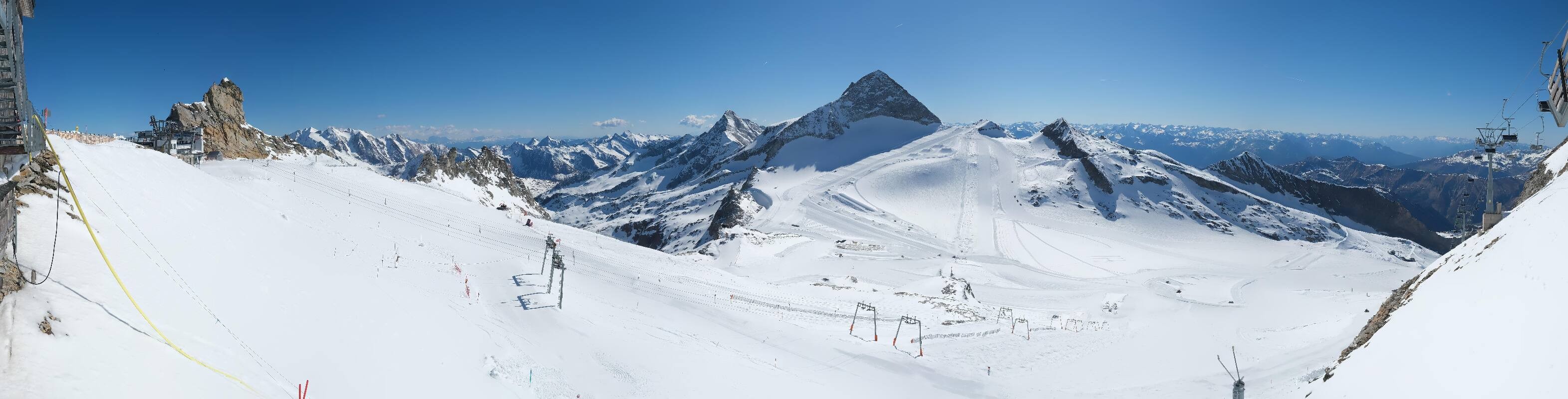 Archiv Foto Webcam Hintertuxer Gletscher - Ausblick Gefrorene Wand