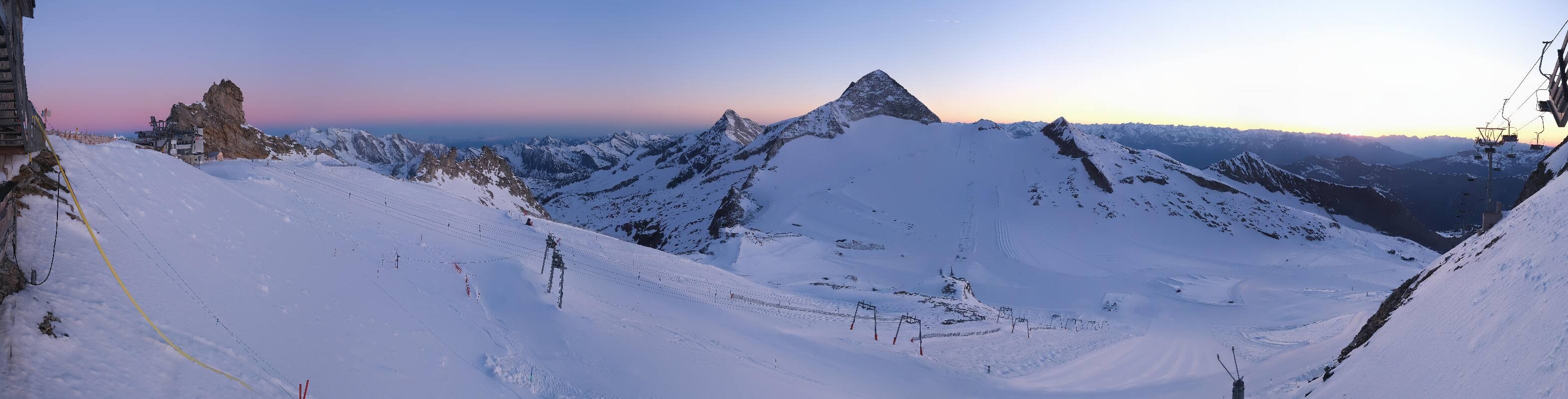 Archiv Foto Webcam Hintertuxer Gletscher - Ausblick Gefrorene Wand