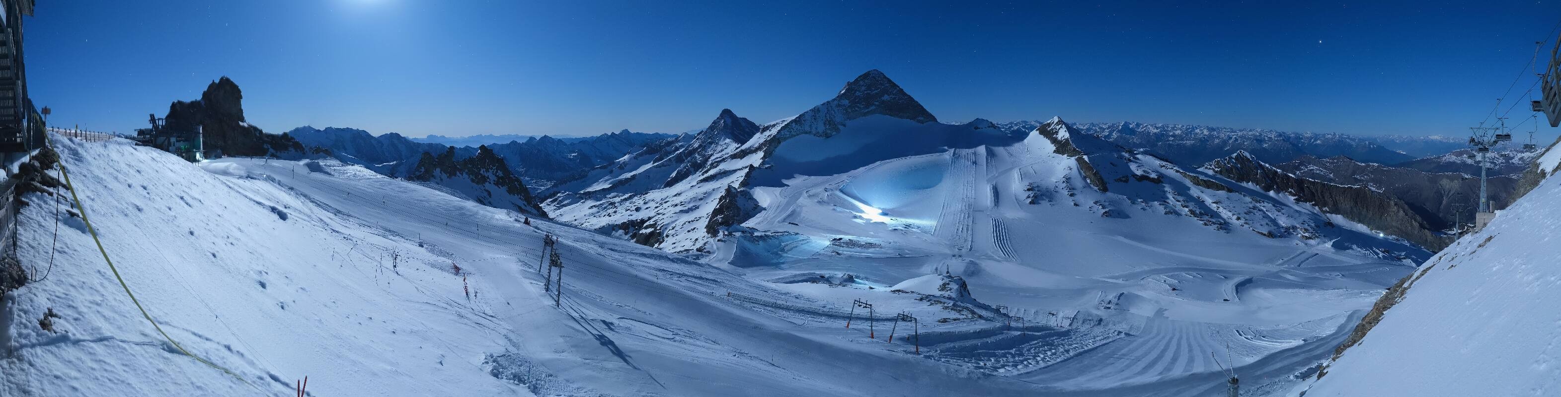 Archiv Foto Webcam Hintertuxer Gletscher - Ausblick Gefrorene Wand