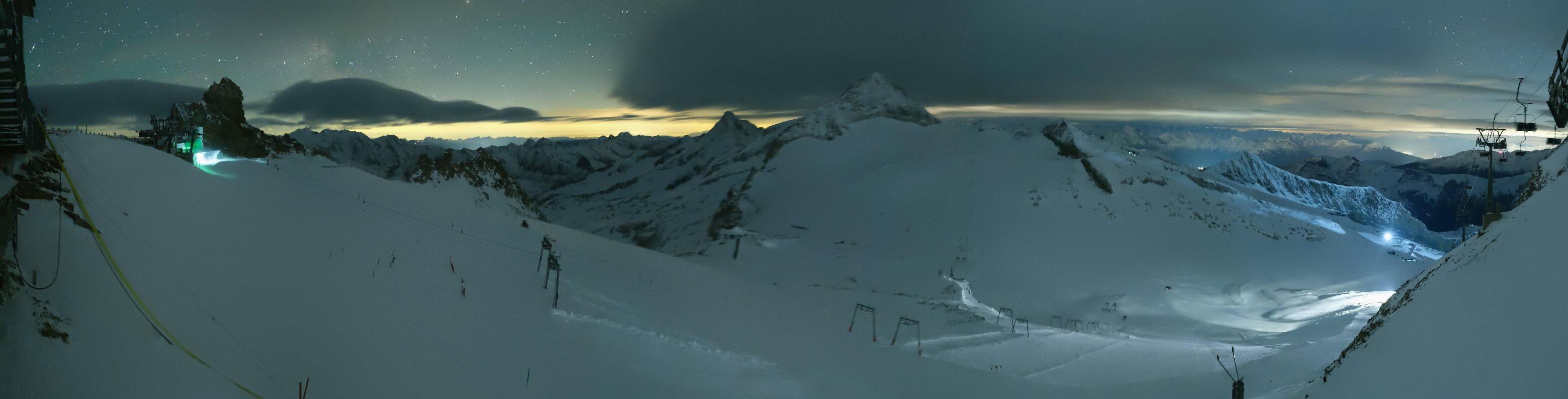 Archiv Foto Webcam Hintertuxer Gletscher - Ausblick Gefrorene Wand