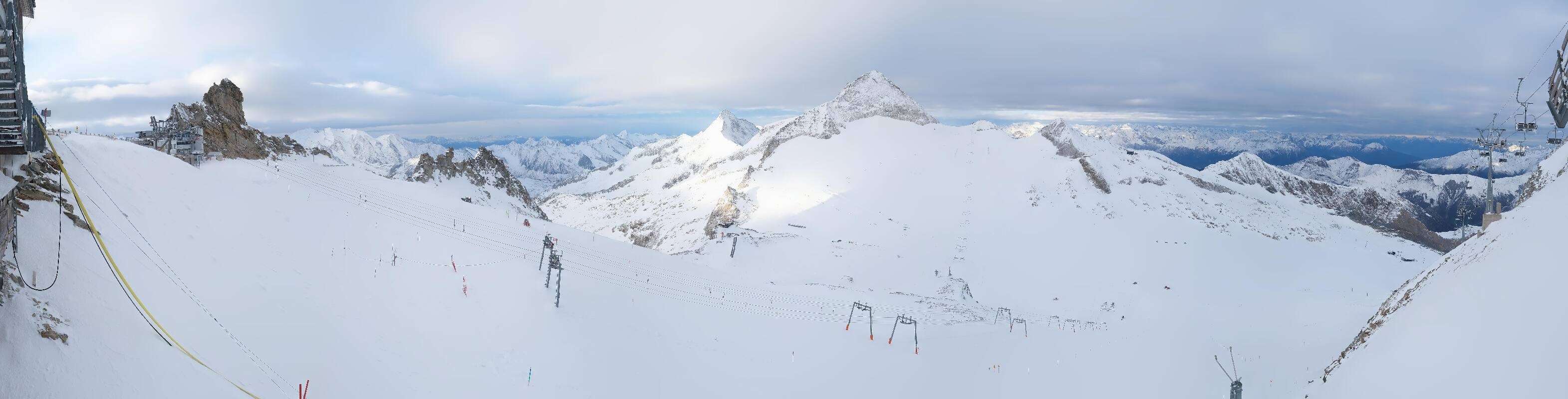 Archiv Foto Webcam Hintertuxer Gletscher - Ausblick Gefrorene Wand