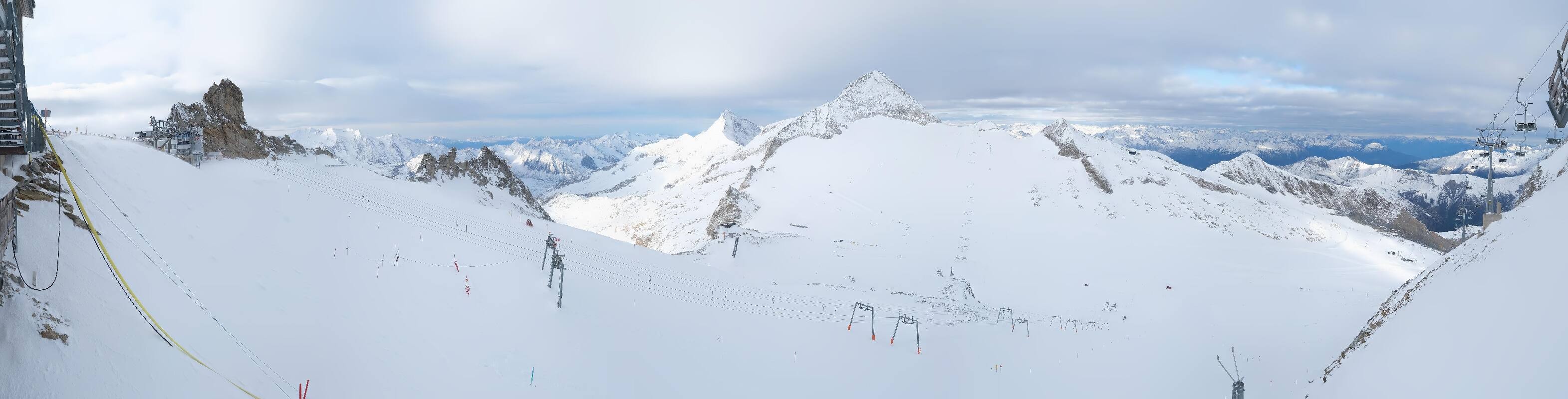 Archiv Foto Webcam Hintertuxer Gletscher - Ausblick Gefrorene Wand