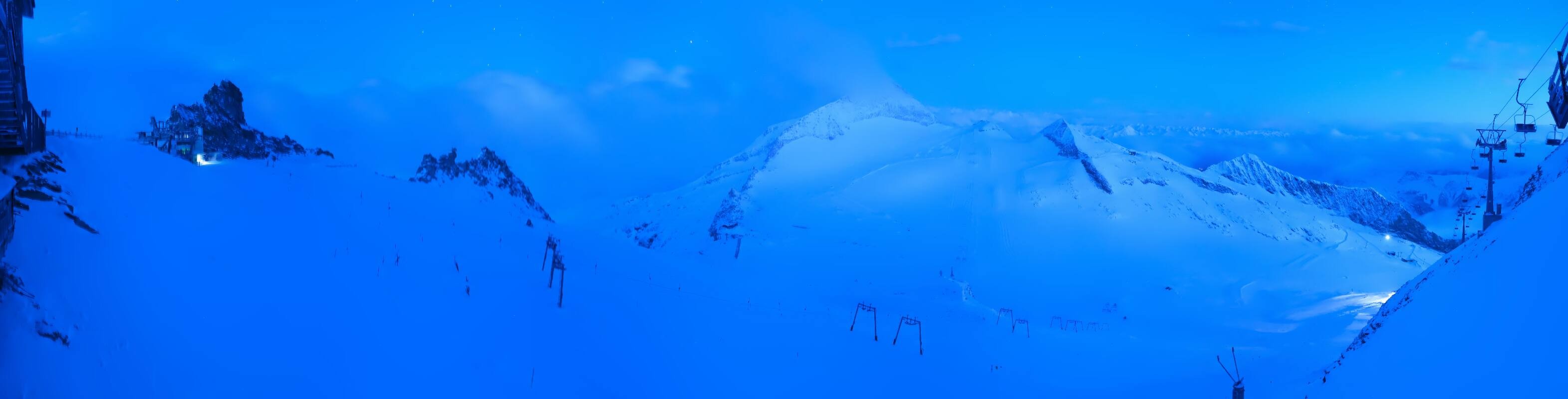 Archived image Webcam Hintertux Glacier - View from Gefrorene Wand