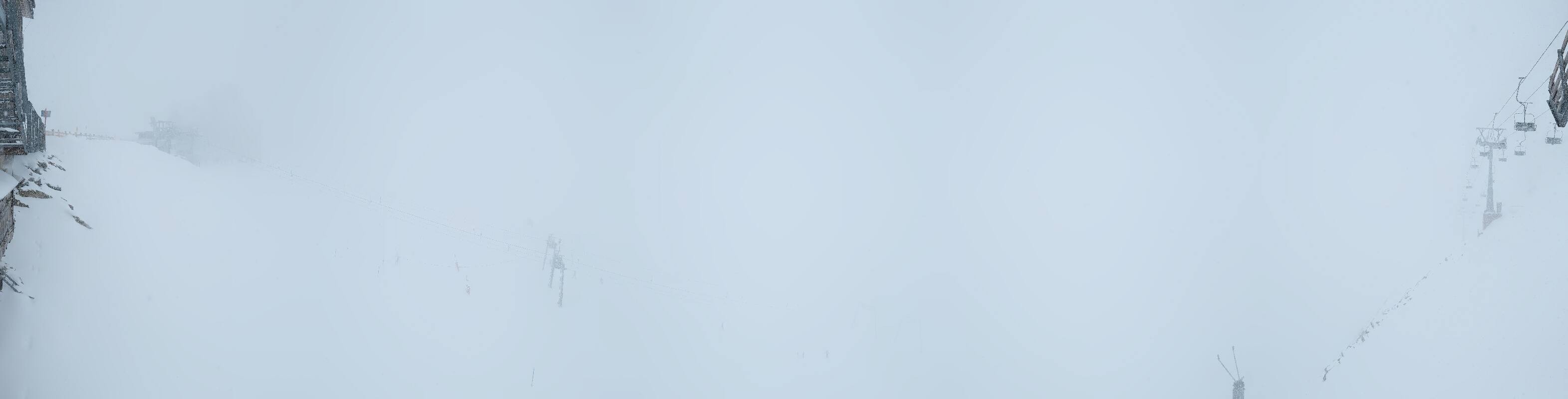 Archived image Webcam Hintertux Glacier - View from Gefrorene Wand