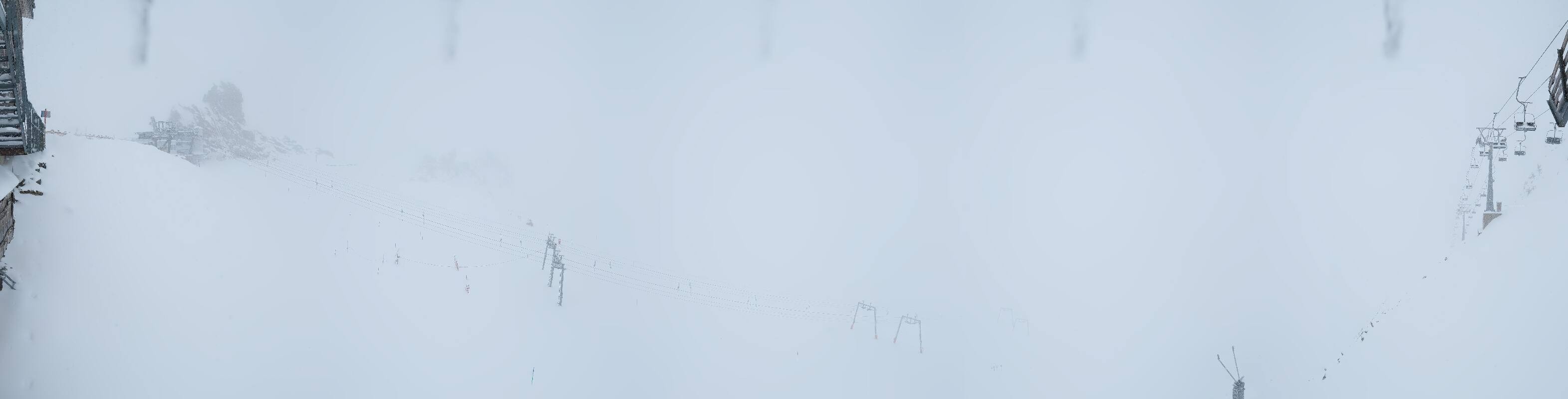 Archived image Webcam Hintertux Glacier - View from Gefrorene Wand