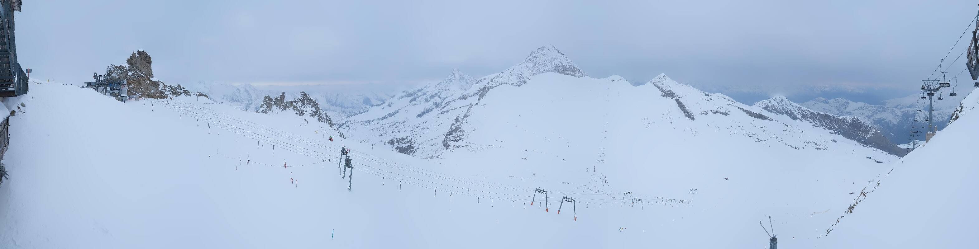 Archiv Foto Webcam Hintertuxer Gletscher - Ausblick Gefrorene Wand