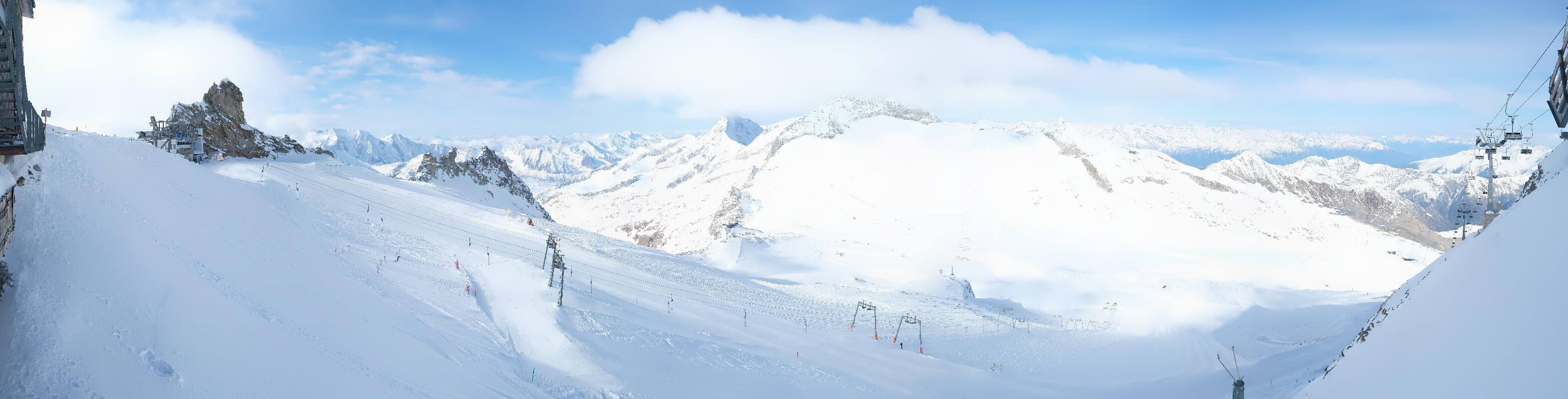 Archiv Foto Webcam Hintertuxer Gletscher - Ausblick Gefrorene Wand