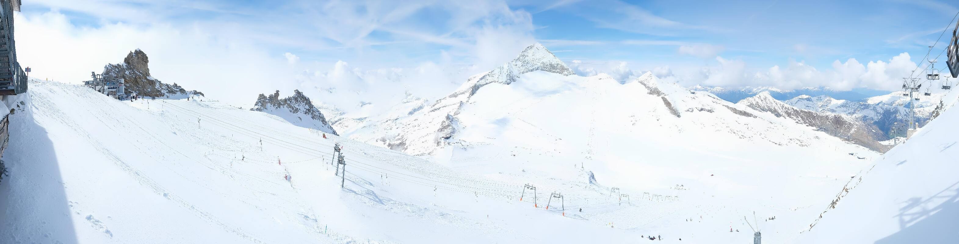 Archiv Foto Webcam Hintertuxer Gletscher - Ausblick Gefrorene Wand