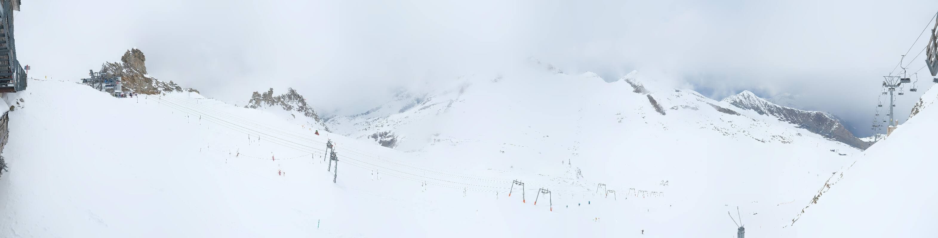 Archiv Foto Webcam Hintertuxer Gletscher - Ausblick Gefrorene Wand