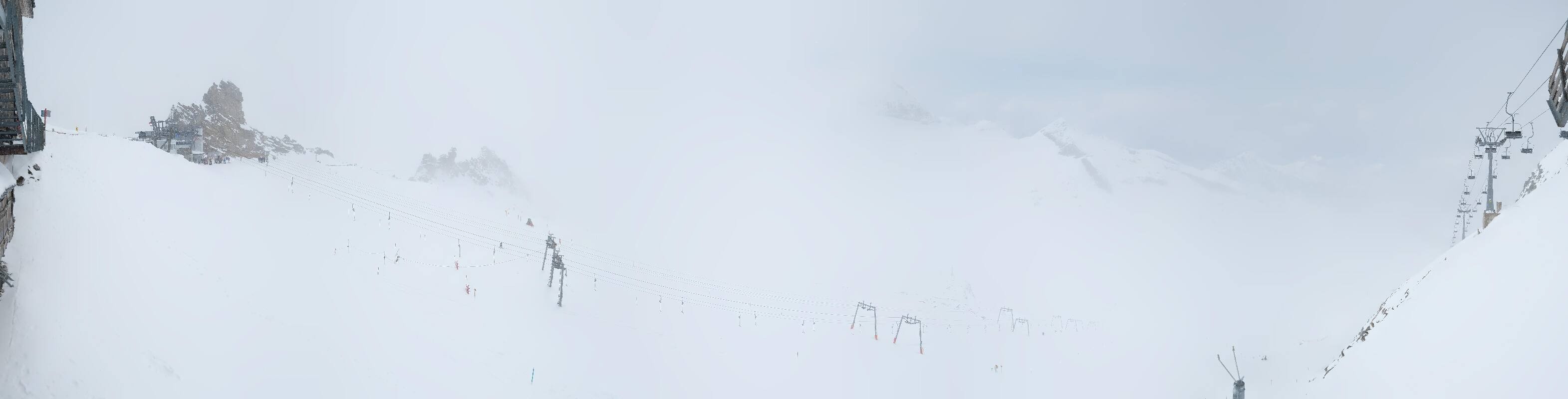 Archiv Foto Webcam Hintertuxer Gletscher - Ausblick Gefrorene Wand