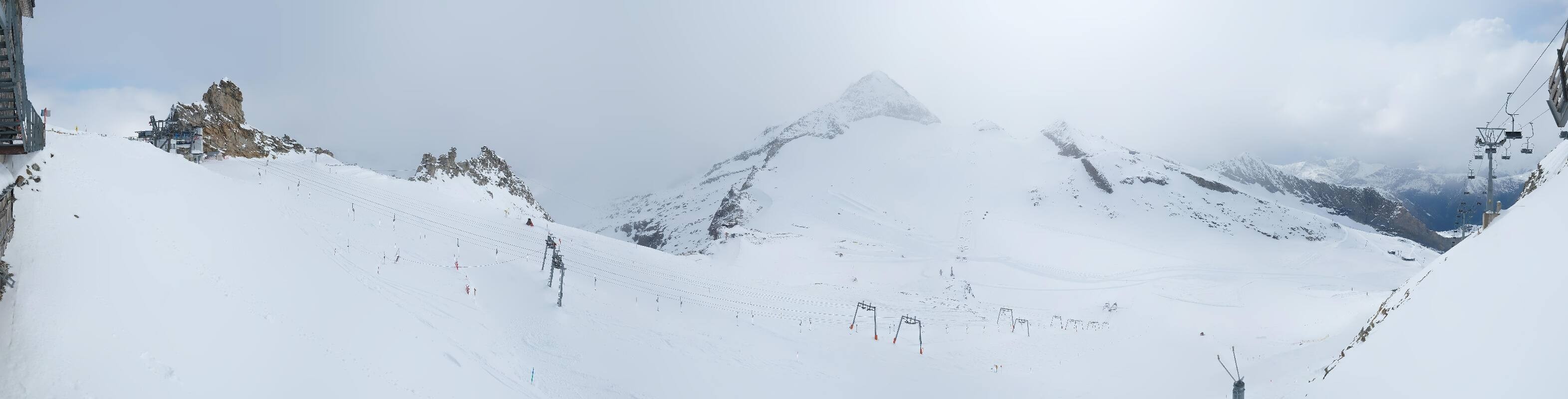 Archiv Foto Webcam Hintertuxer Gletscher - Ausblick Gefrorene Wand