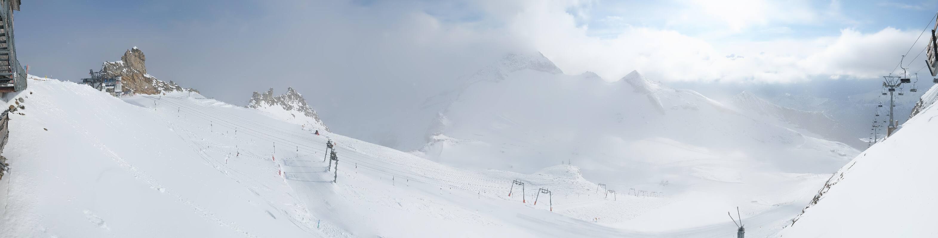 Archiv Foto Webcam Hintertuxer Gletscher - Ausblick Gefrorene Wand