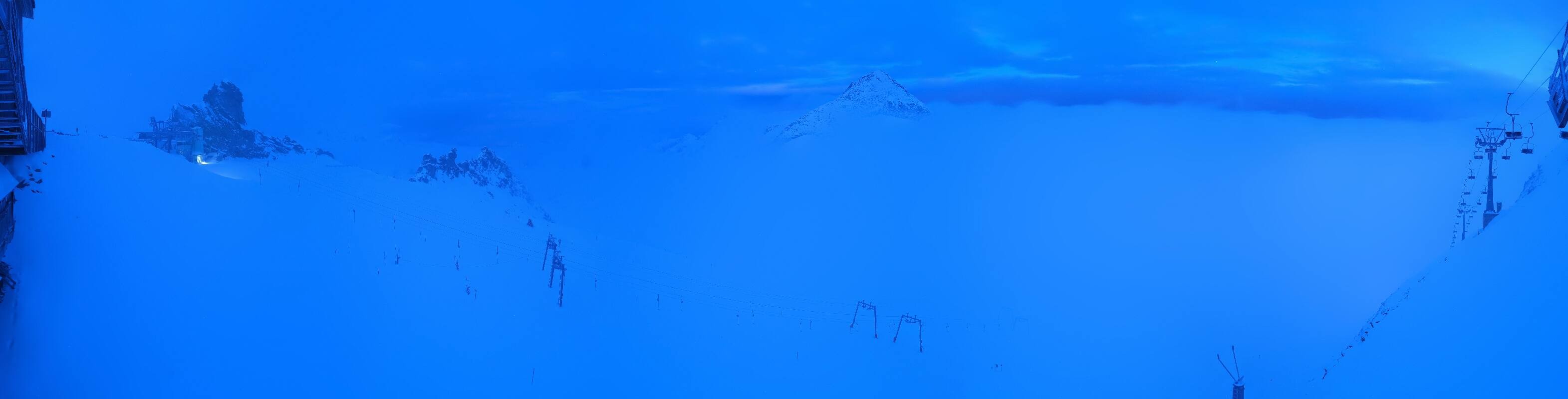Archiv Foto Webcam Hintertuxer Gletscher - Ausblick Gefrorene Wand