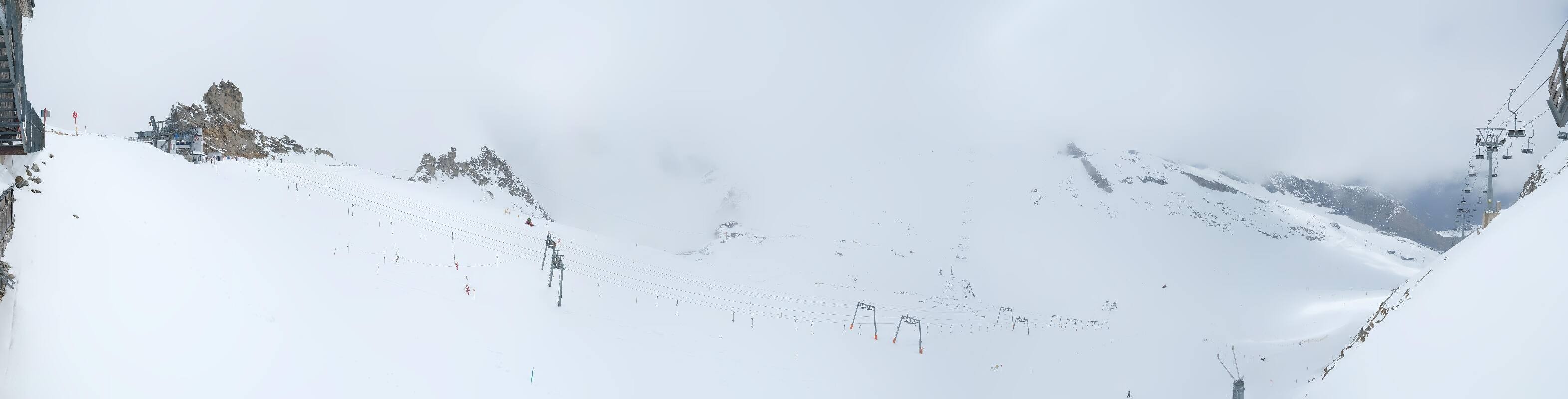 Archiv Foto Webcam Hintertuxer Gletscher - Ausblick Gefrorene Wand