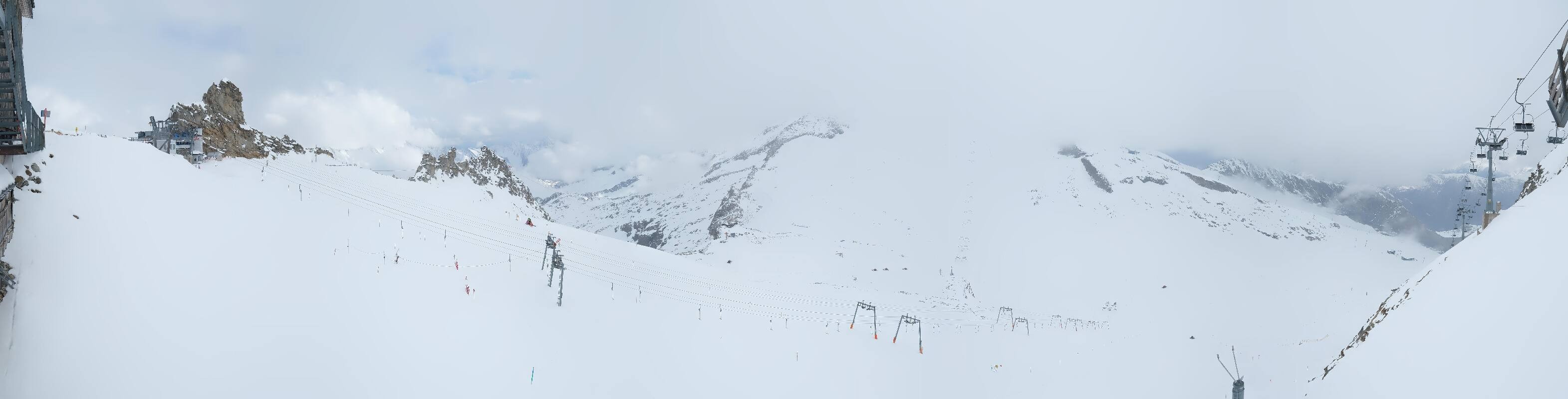 Archiv Foto Webcam Hintertuxer Gletscher - Ausblick Gefrorene Wand