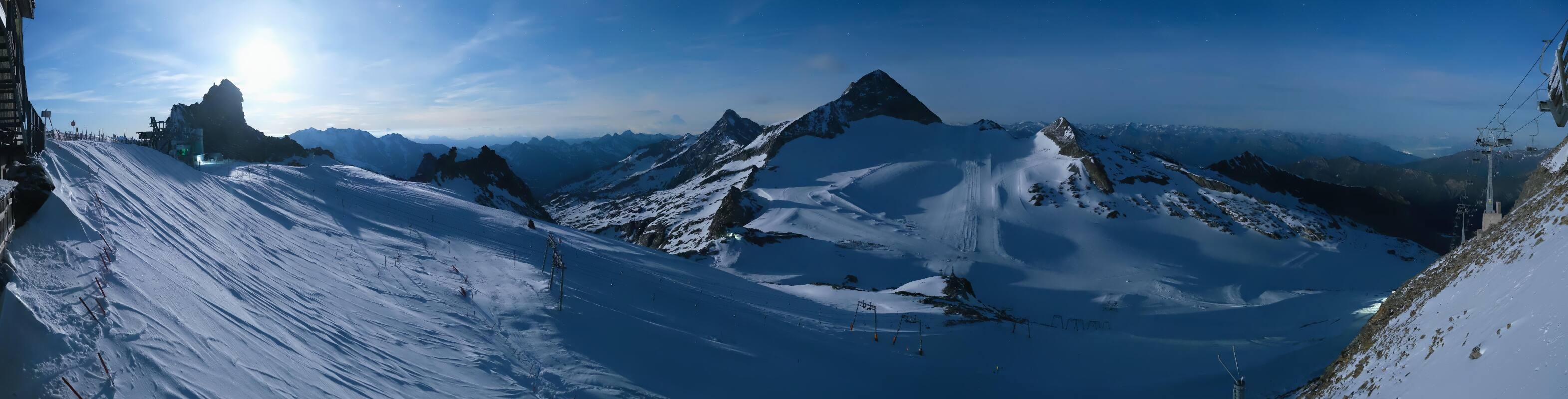 Archiv Foto Webcam Hintertuxer Gletscher - Ausblick Gefrorene Wand