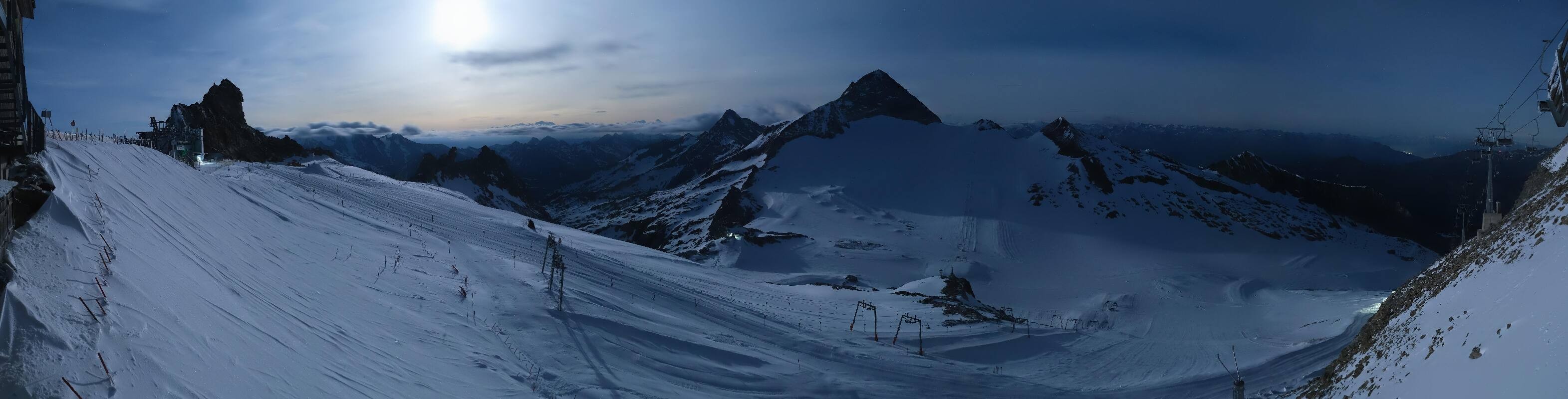 Archiv Foto Webcam Hintertuxer Gletscher - Ausblick Gefrorene Wand