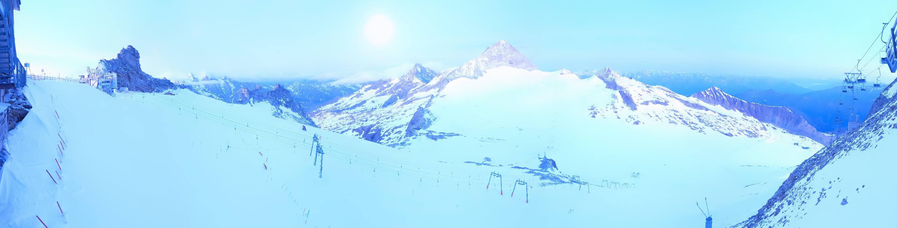 Archiv Foto Webcam Hintertuxer Gletscher - Ausblick Gefrorene Wand