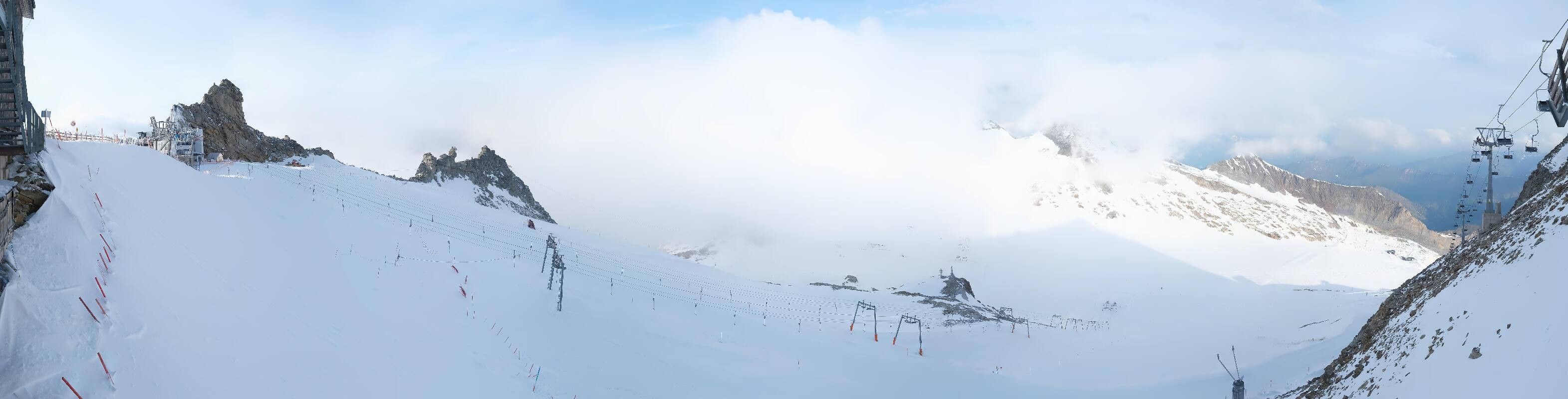 Archiv Foto Webcam Hintertuxer Gletscher - Ausblick Gefrorene Wand
