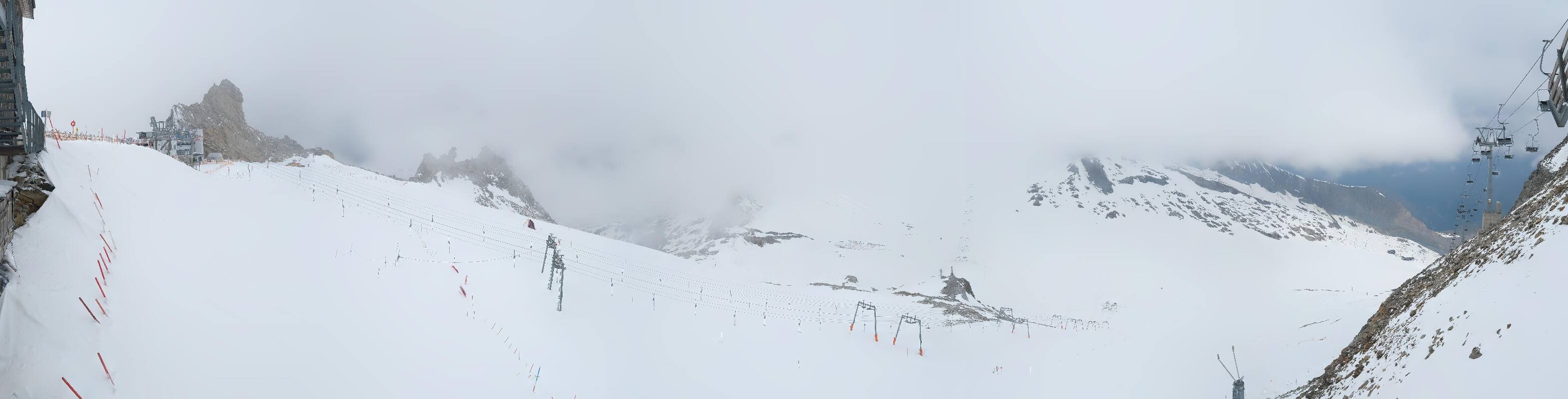 Archiv Foto Webcam Hintertuxer Gletscher - Ausblick Gefrorene Wand