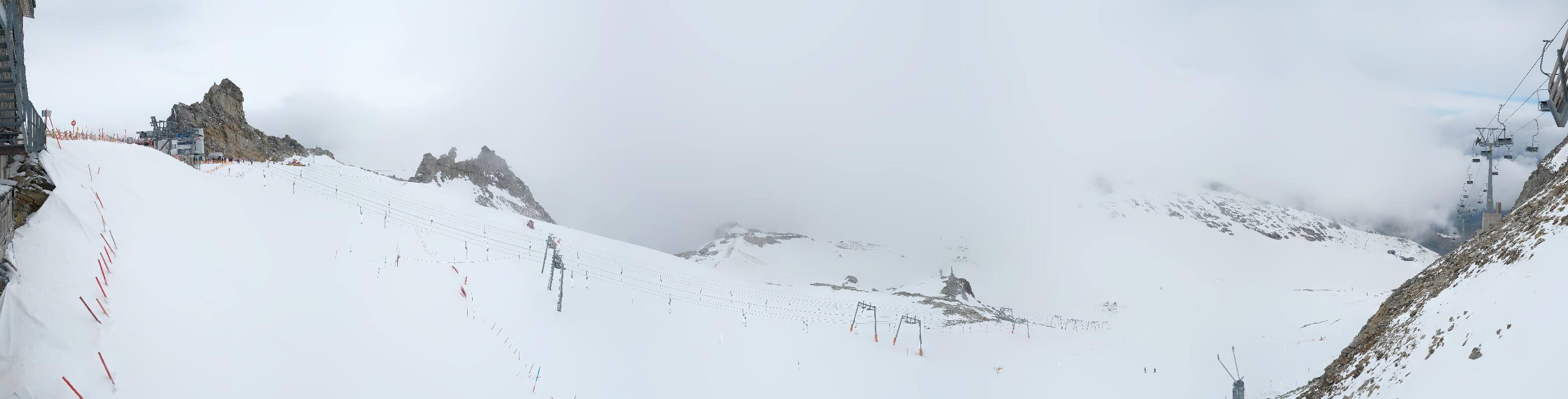 Archiv Foto Webcam Hintertuxer Gletscher - Ausblick Gefrorene Wand