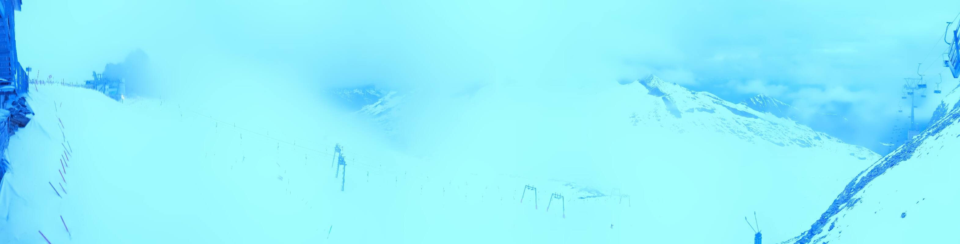 Archiv Foto Webcam Hintertuxer Gletscher - Ausblick Gefrorene Wand