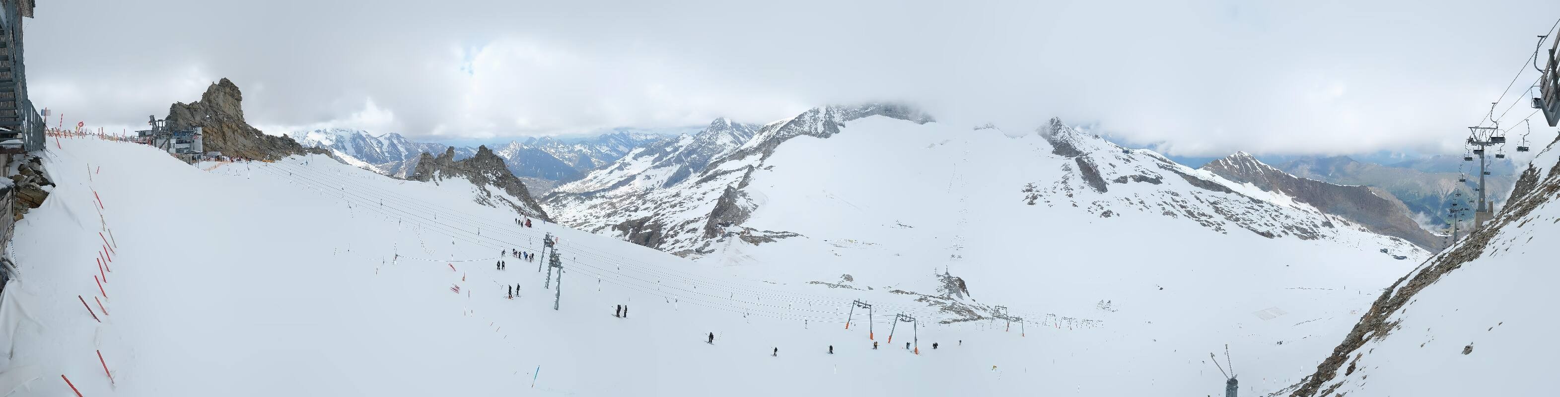 Archiv Foto Webcam Hintertuxer Gletscher - Ausblick Gefrorene Wand