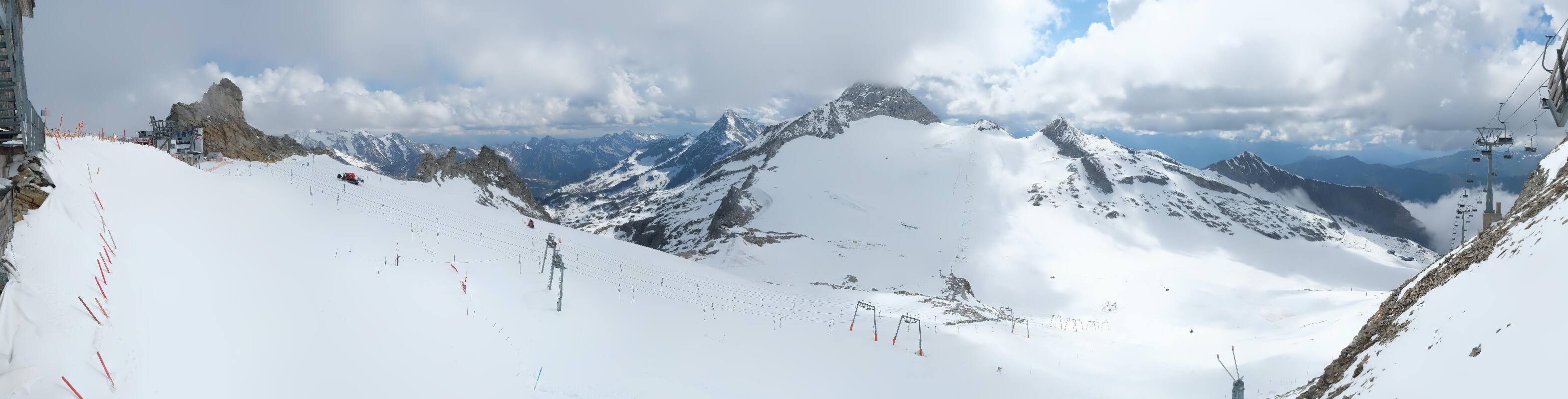 Archiv Foto Webcam Hintertuxer Gletscher - Ausblick Gefrorene Wand