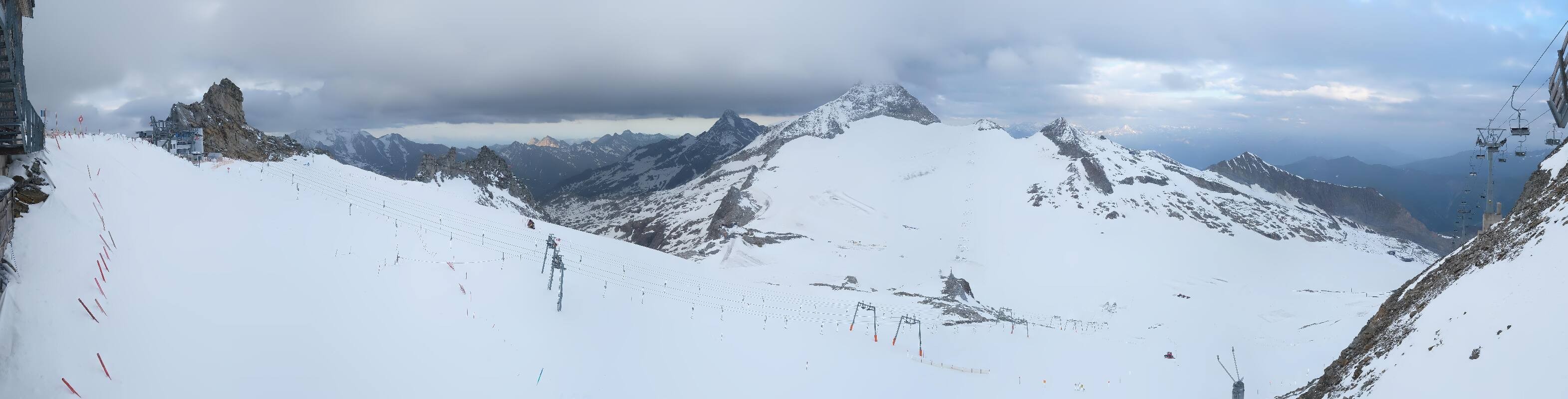 Archiv Foto Webcam Hintertuxer Gletscher - Ausblick Gefrorene Wand