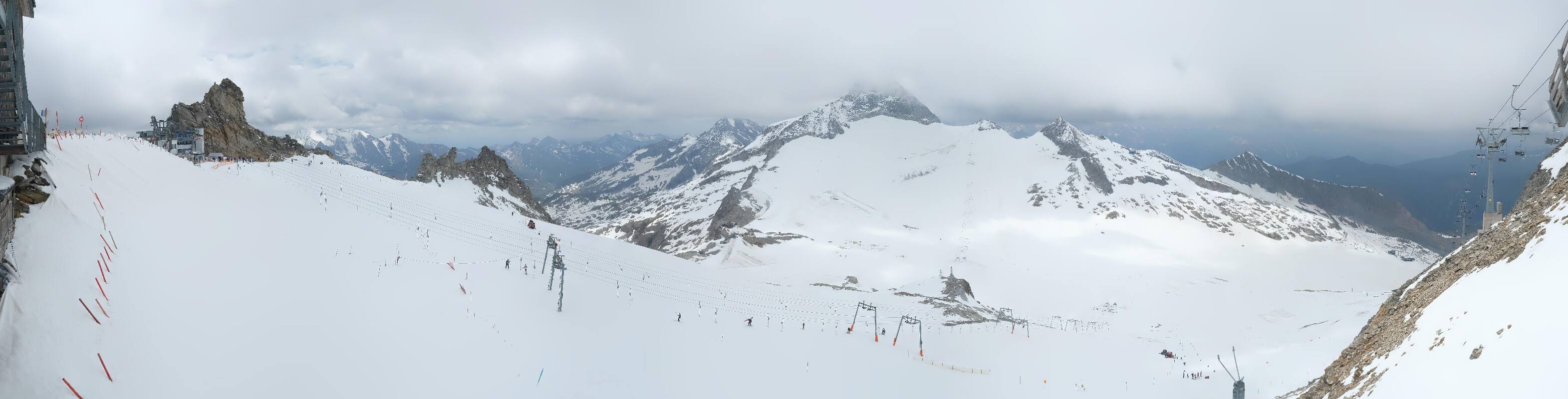 Archiv Foto Webcam Hintertuxer Gletscher - Ausblick Gefrorene Wand