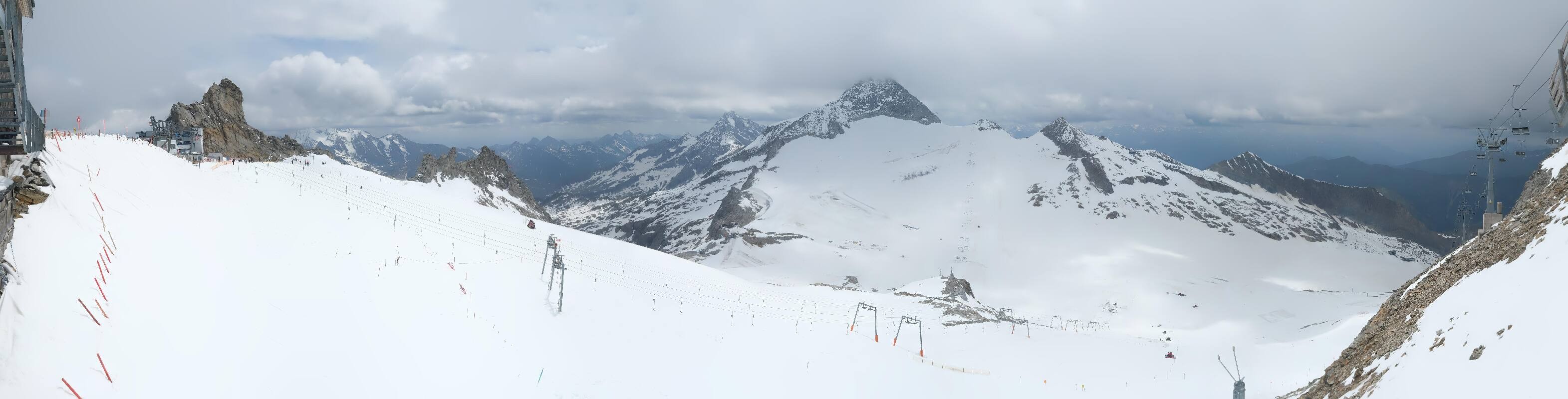 Archiv Foto Webcam Hintertuxer Gletscher - Ausblick Gefrorene Wand