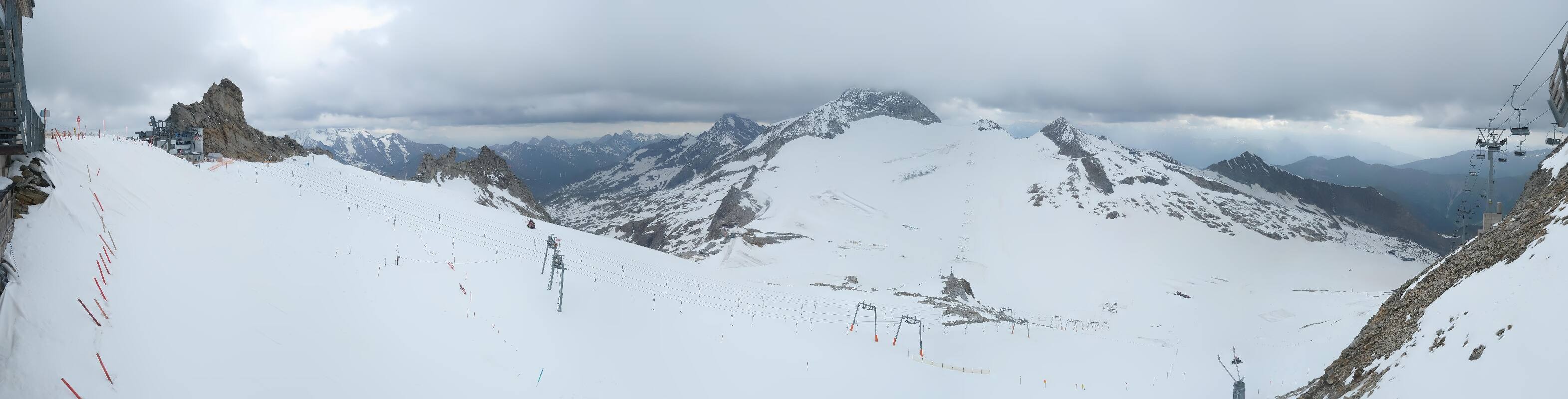 Archiv Foto Webcam Hintertuxer Gletscher - Ausblick Gefrorene Wand