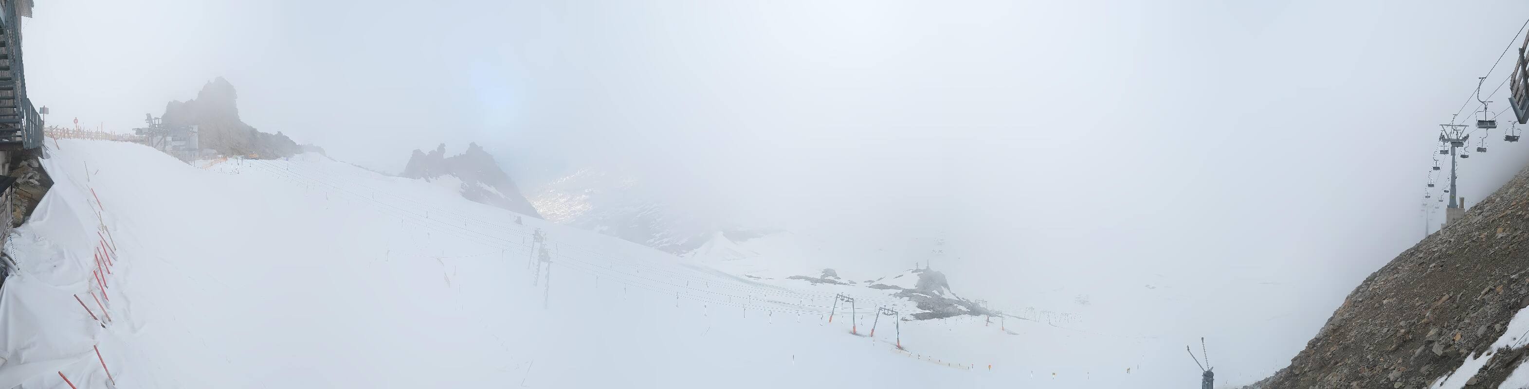 Archiv Foto Webcam Hintertuxer Gletscher - Ausblick Gefrorene Wand