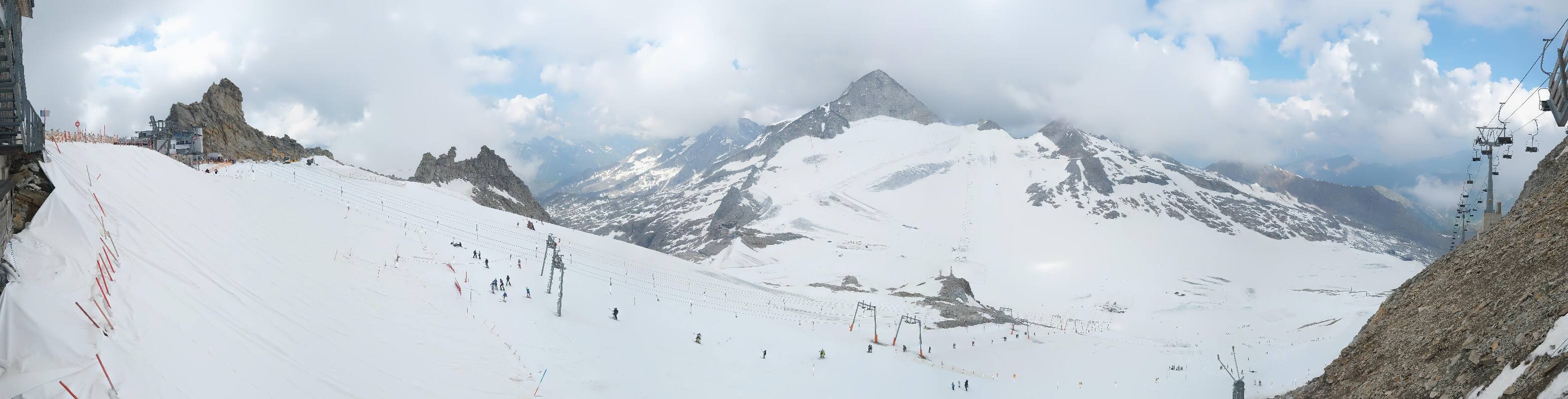 Archiv Foto Webcam Hintertuxer Gletscher - Ausblick Gefrorene Wand