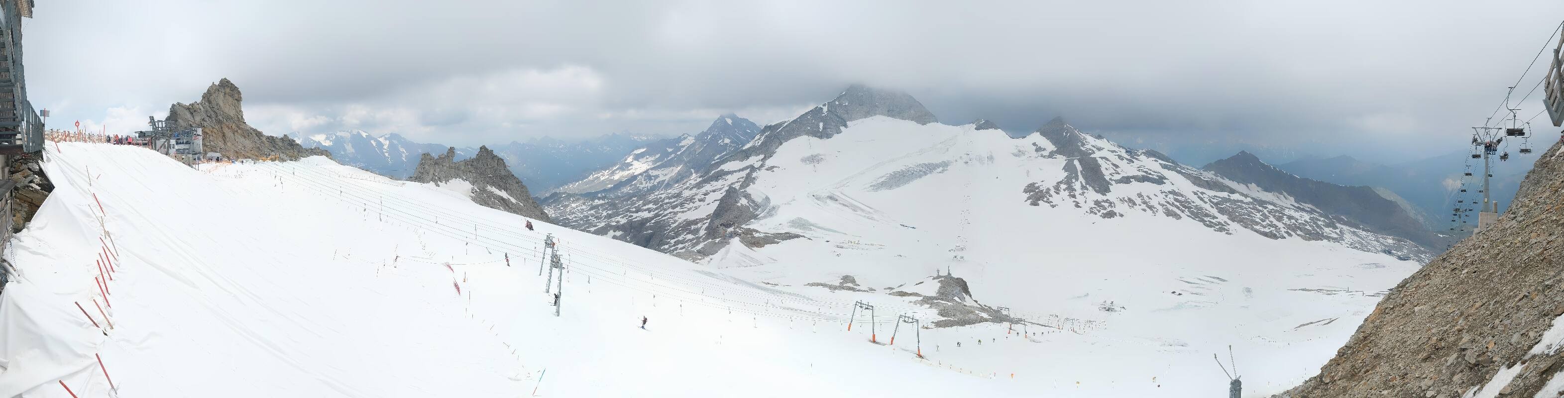 Archiv Foto Webcam Hintertuxer Gletscher - Ausblick Gefrorene Wand