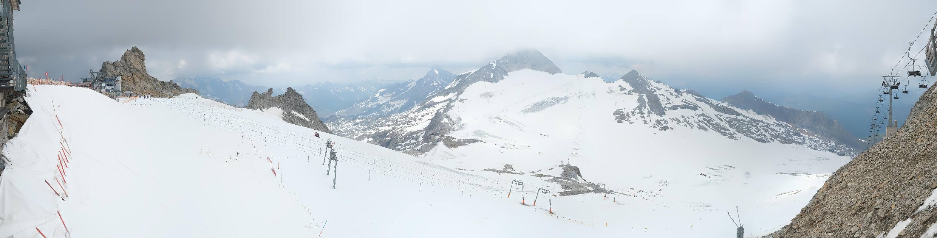 Archiv Foto Webcam Hintertuxer Gletscher - Ausblick Gefrorene Wand