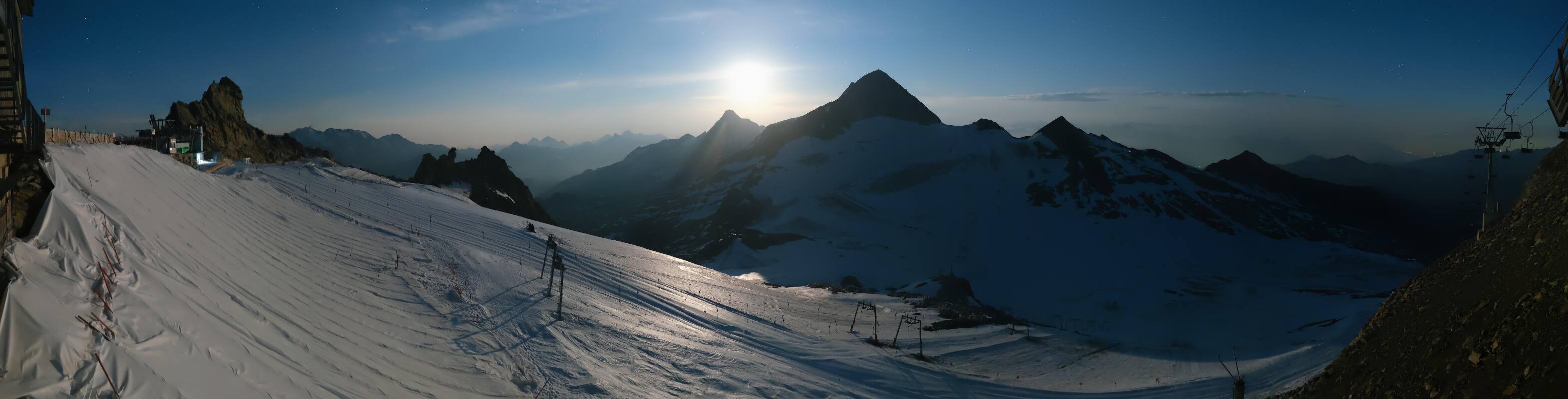 Archiv Foto Webcam Hintertuxer Gletscher - Ausblick Gefrorene Wand