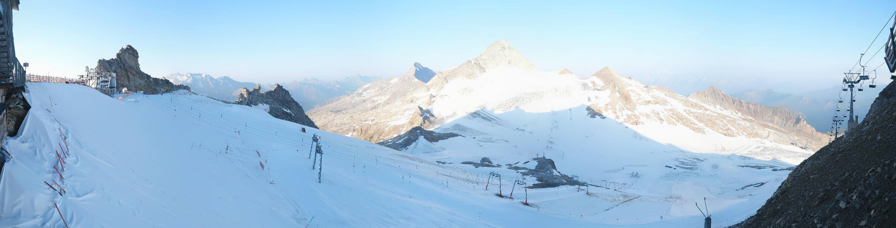 Archiv Foto Webcam Hintertuxer Gletscher - Ausblick Gefrorene Wand