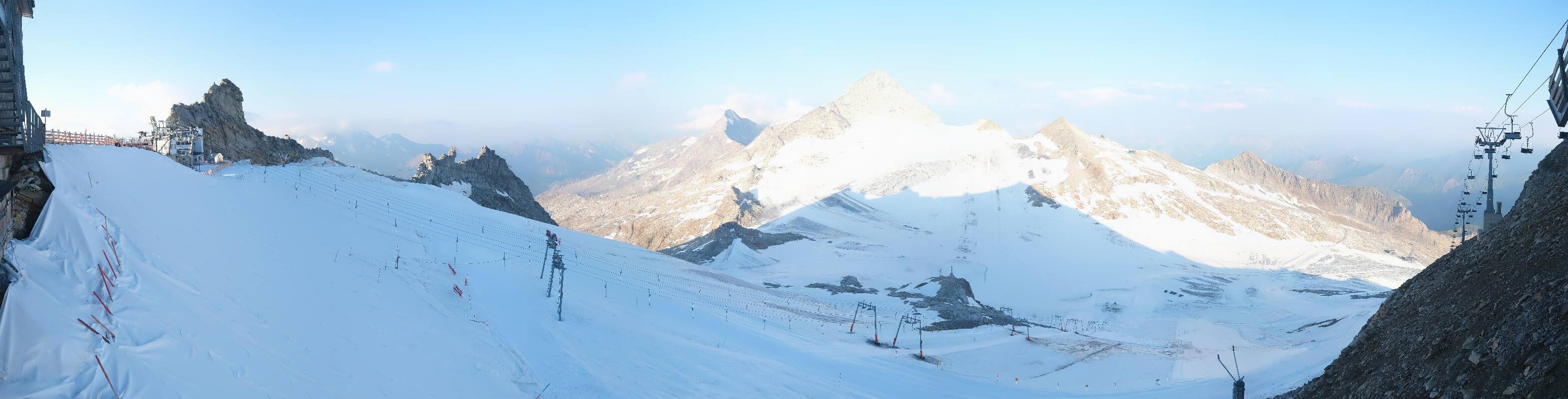 Archiv Foto Webcam Hintertuxer Gletscher - Ausblick Gefrorene Wand