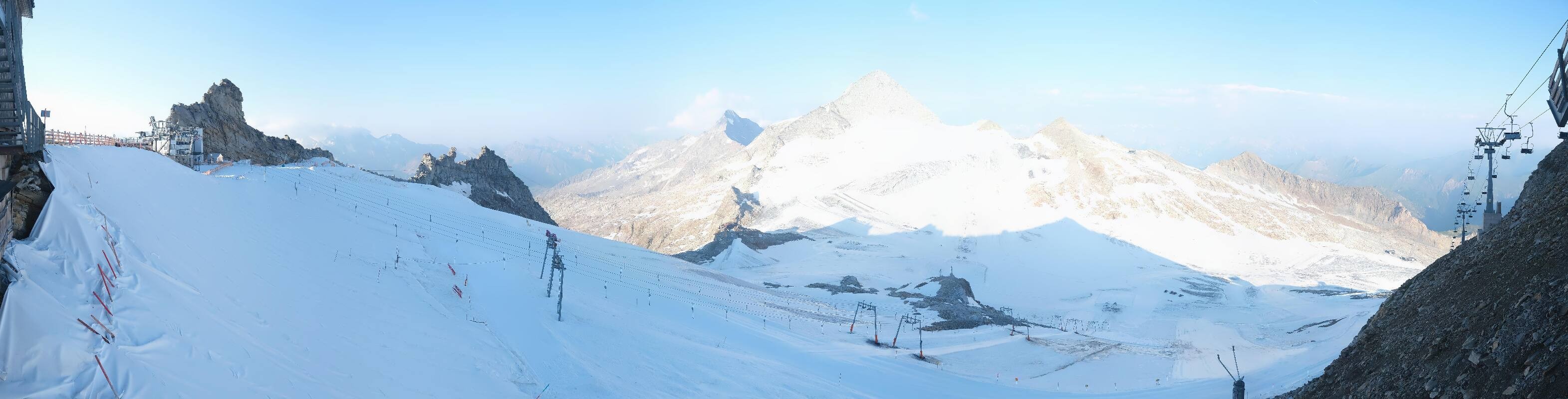 Archiv Foto Webcam Hintertuxer Gletscher - Ausblick Gefrorene Wand