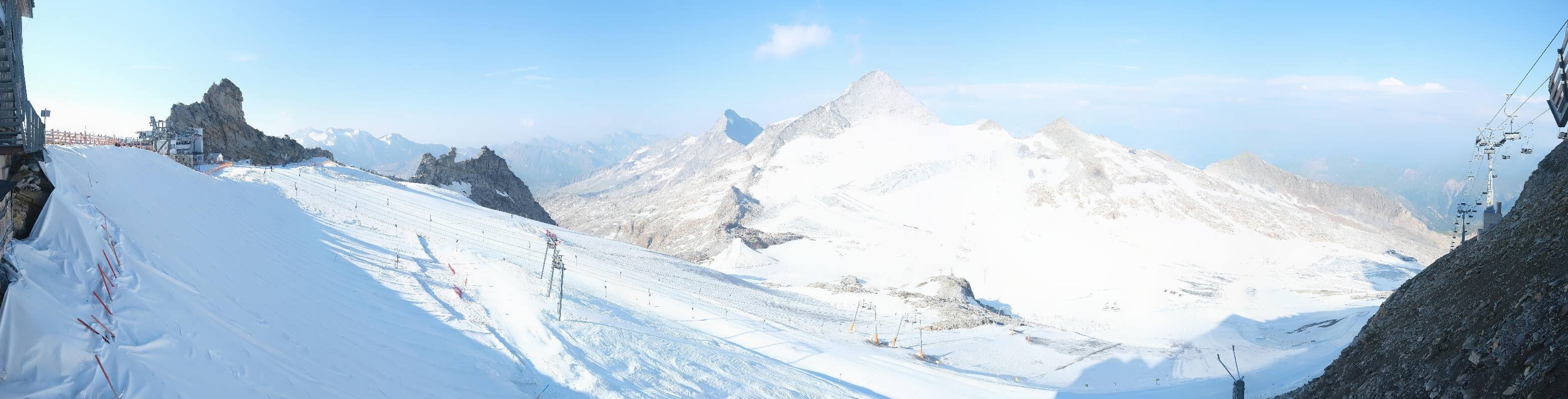 Archiv Foto Webcam Hintertuxer Gletscher - Ausblick Gefrorene Wand