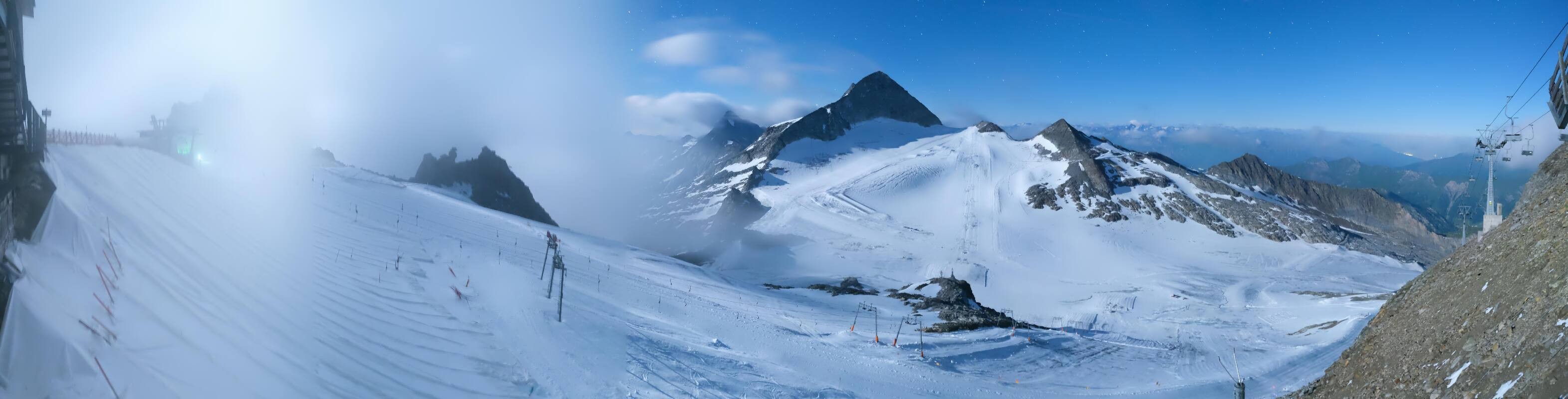 Archiv Foto Webcam Hintertuxer Gletscher - Ausblick Gefrorene Wand
