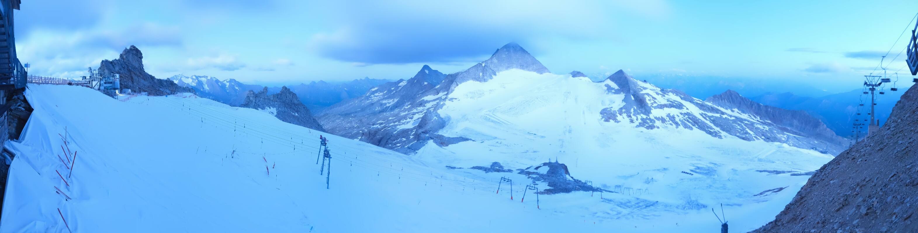 Archiv Foto Webcam Hintertuxer Gletscher - Ausblick Gefrorene Wand