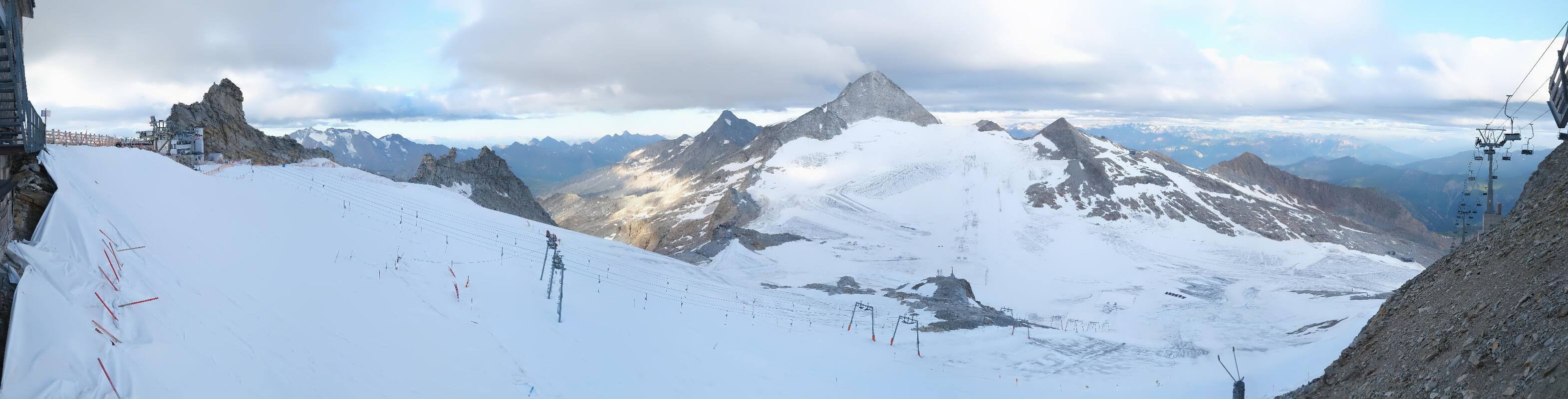 Archiv Foto Webcam Hintertuxer Gletscher - Ausblick Gefrorene Wand