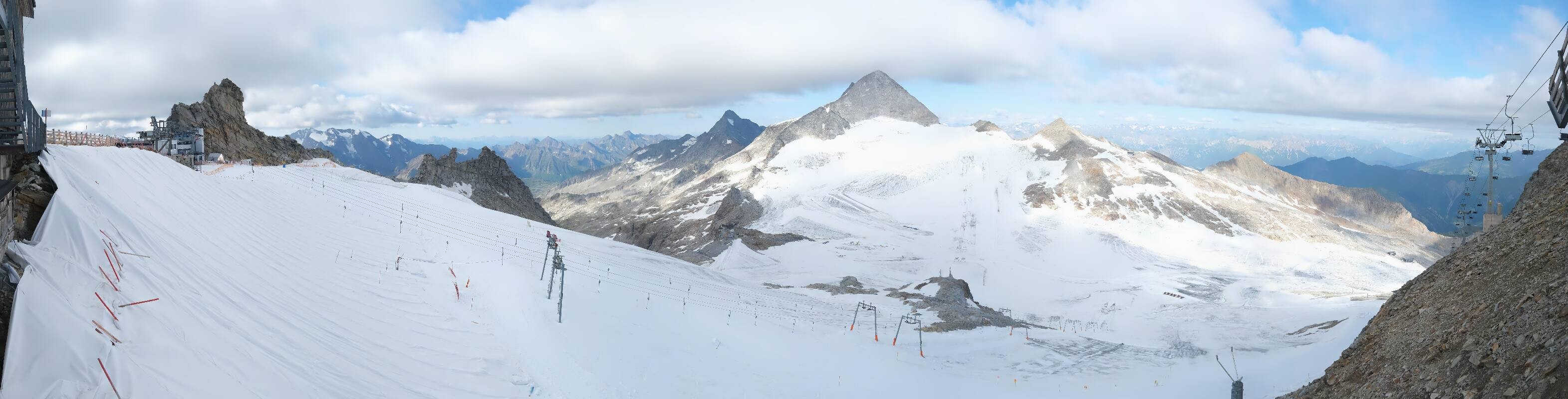 Archiv Foto Webcam Hintertuxer Gletscher - Ausblick Gefrorene Wand