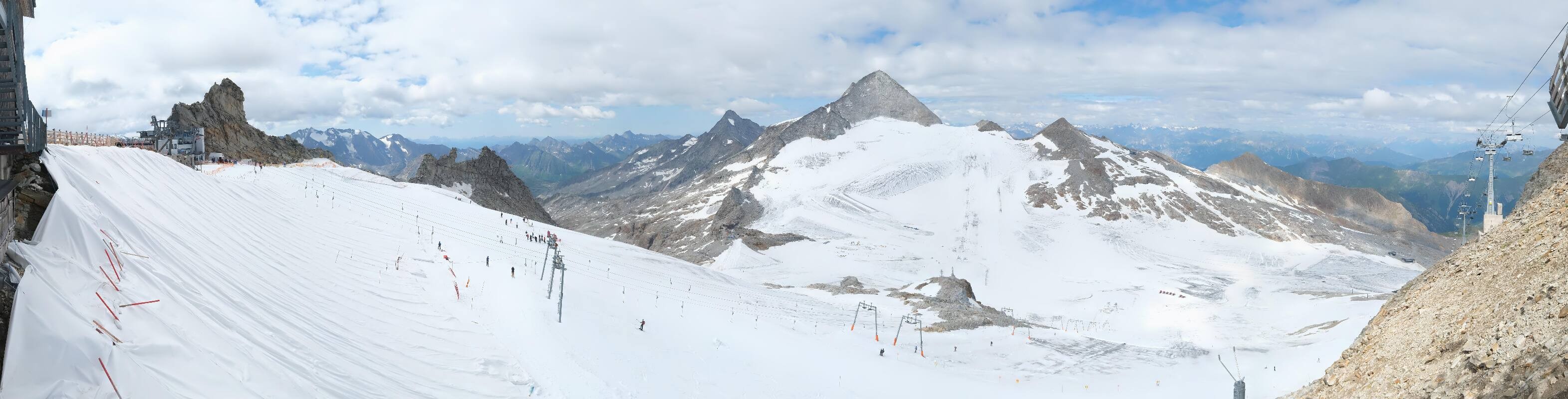 Archiv Foto Webcam Hintertuxer Gletscher - Ausblick Gefrorene Wand