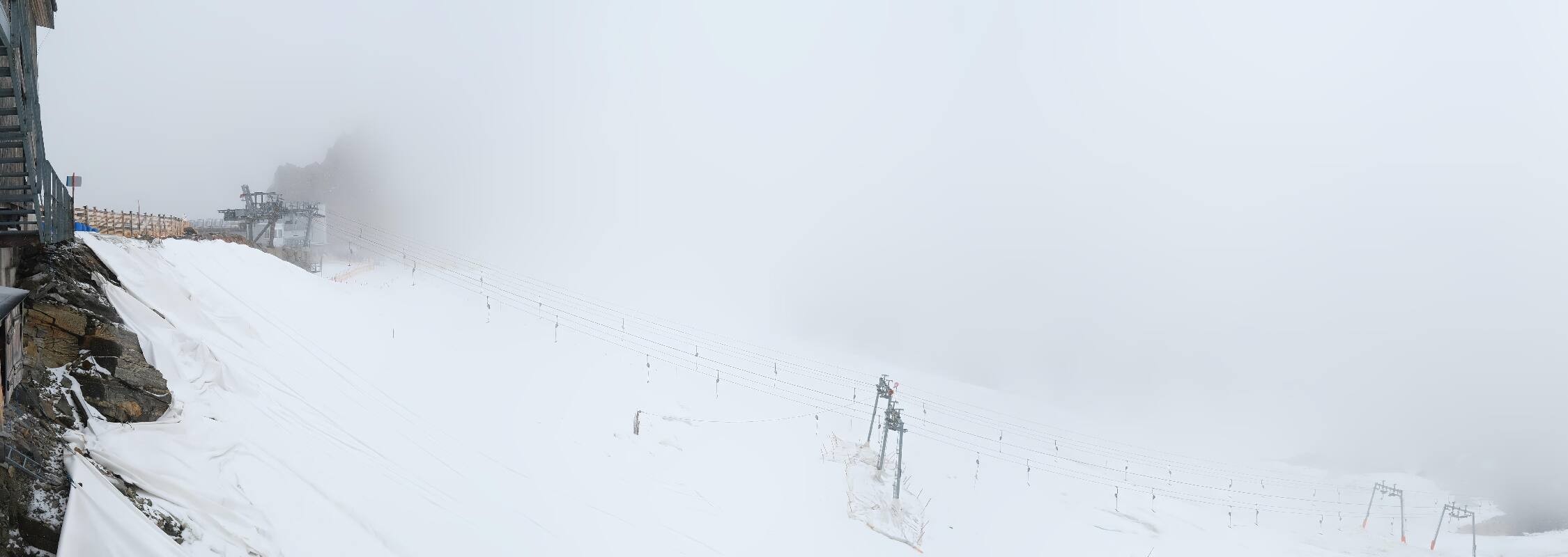 Archiv Foto Webcam Hintertuxer Gletscher - Ausblick Gefrorene Wand