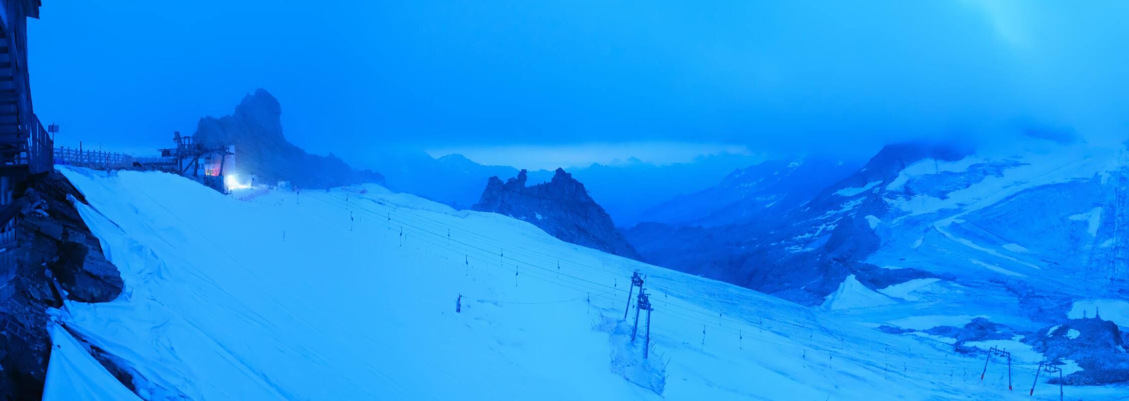 Archiv Foto Webcam Hintertuxer Gletscher - Ausblick Gefrorene Wand