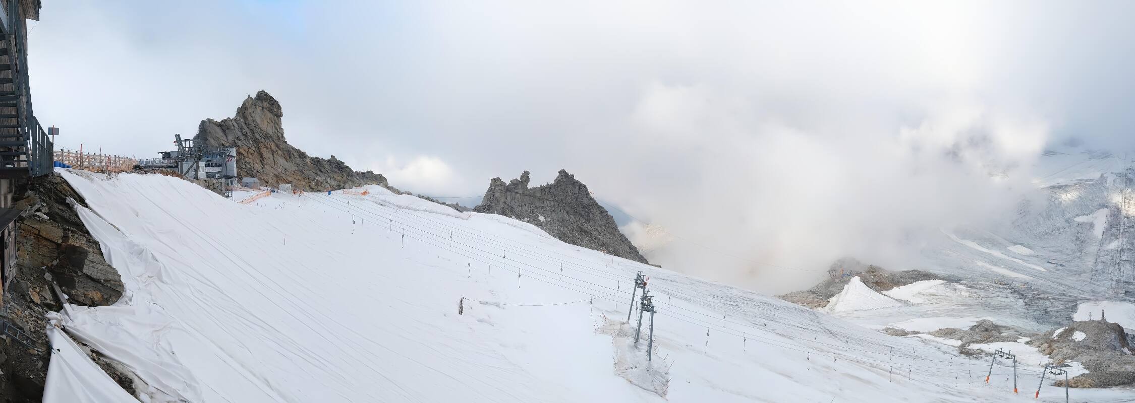 Archiv Foto Webcam Hintertuxer Gletscher - Ausblick Gefrorene Wand