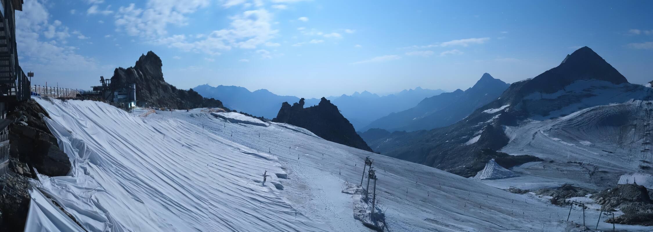 Archiv Foto Webcam Hintertuxer Gletscher - Ausblick Gefrorene Wand